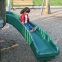 Coming down the slide